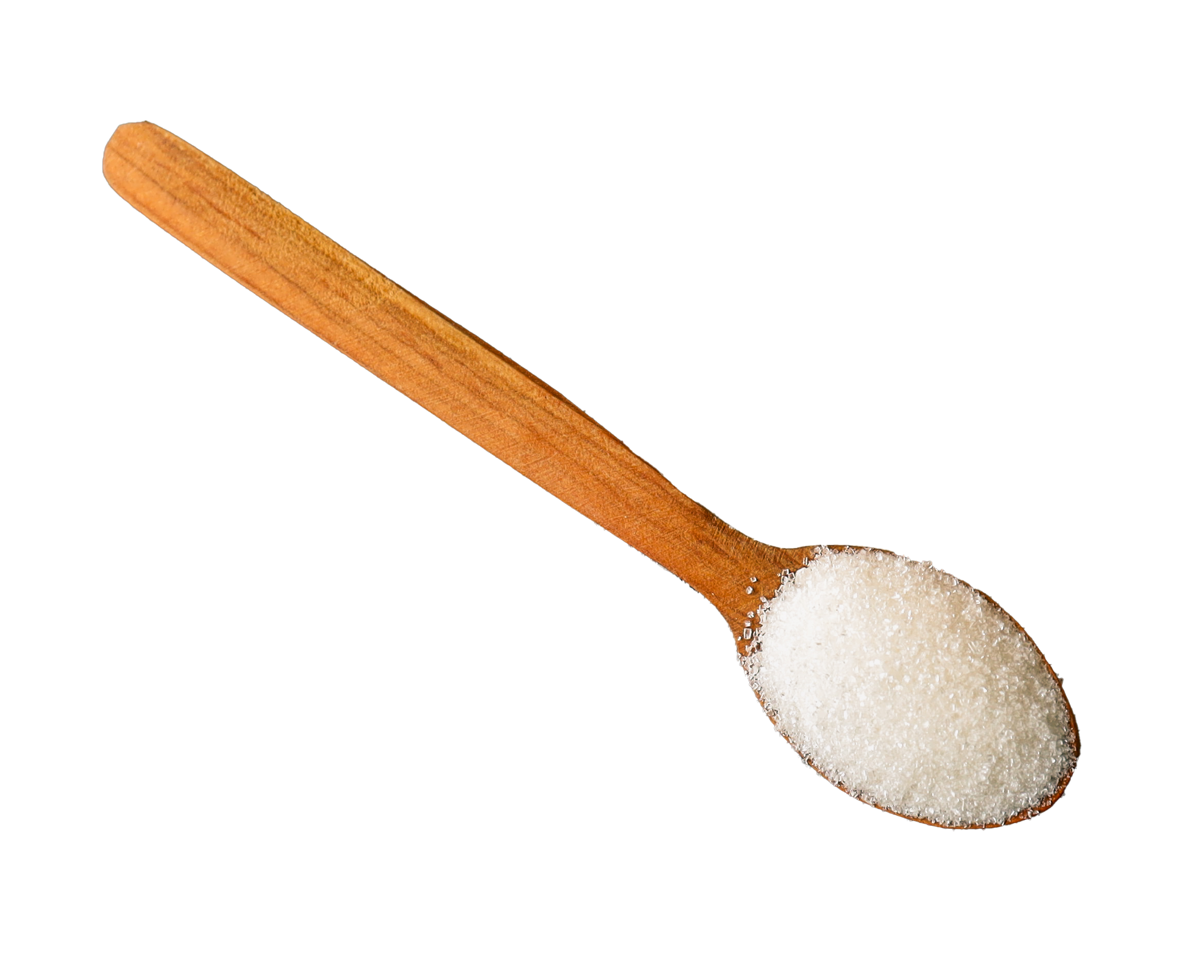Wooden spoon filled with salt